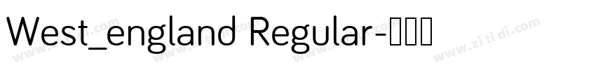 West_england Regular字体转换